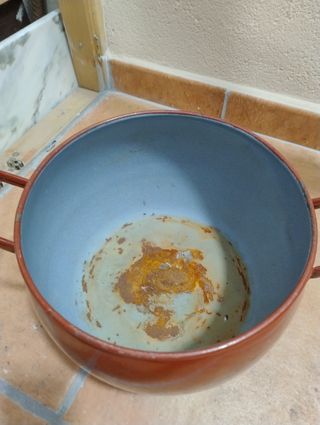 Olla porcelana antigua