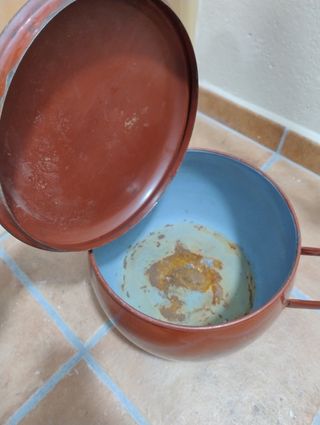 Olla porcelana antigua