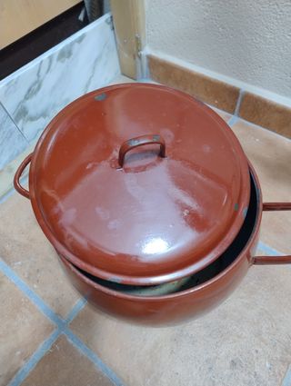 Olla porcelana antigua