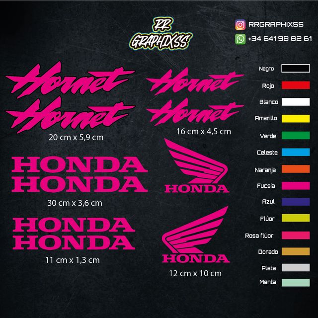 Kit Pegatinas Honda Hornet