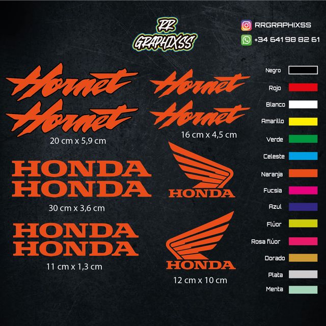 Kit Pegatinas Honda Hornet