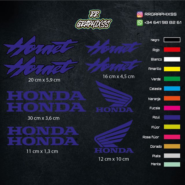Kit Pegatinas Honda Hornet