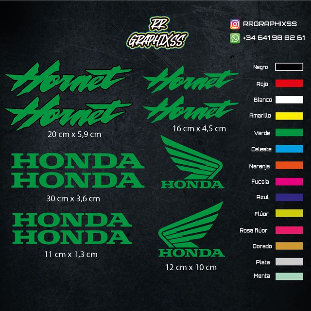 Kit Pegatinas Honda Hornet