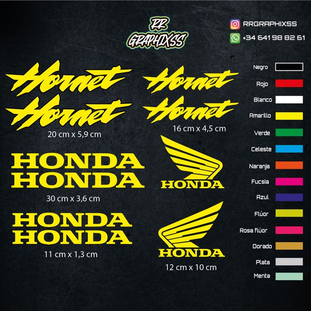 Kit Pegatinas Honda Hornet