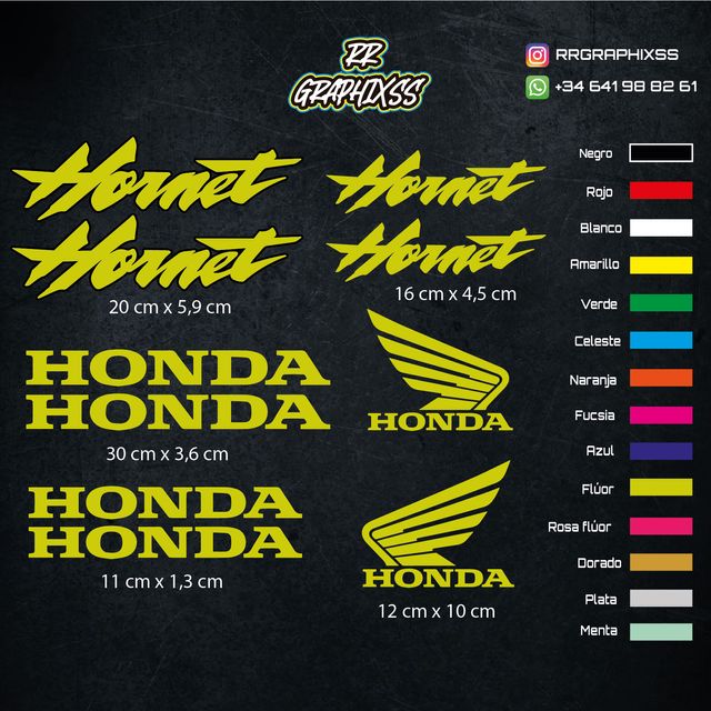 Kit Pegatinas Honda Hornet