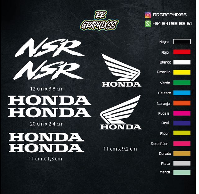 Kit Pegatinas Honda Hornet