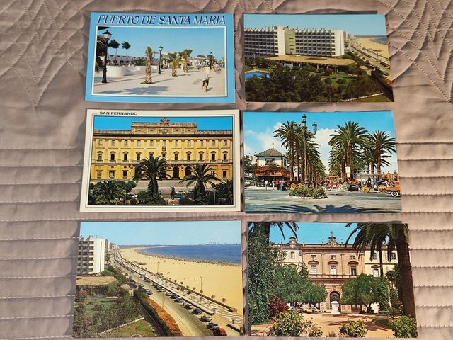 CÁDIZ. Lote 22 postales antiguas, nuevas.