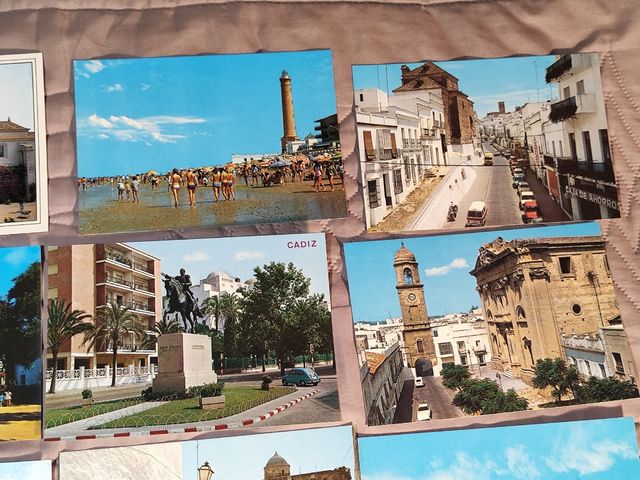 CÁDIZ. Lote 22 postales antiguas, nuevas.