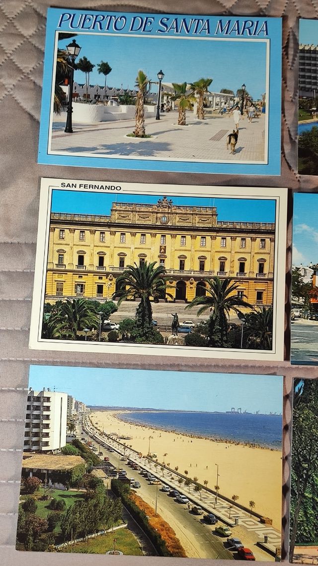 CÁDIZ. Lote 22 postales antiguas, nuevas.