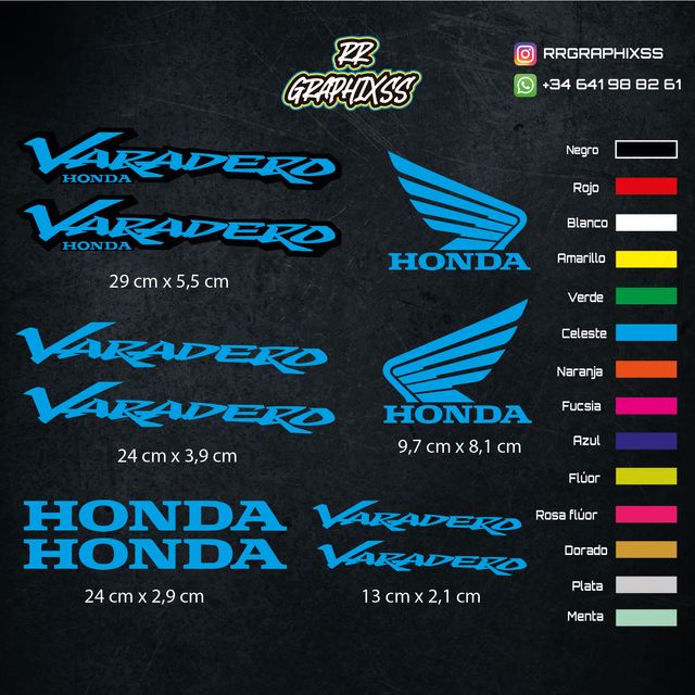 Kit Pegatinas Honda Varadero