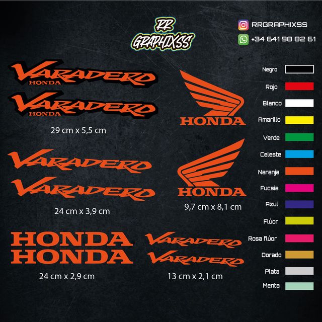 Kit Pegatinas Honda Varadero