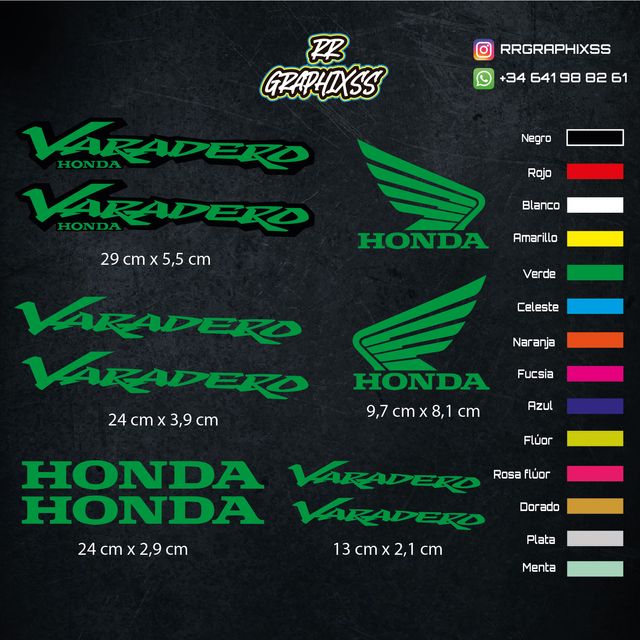 Kit Pegatinas Honda Varadero