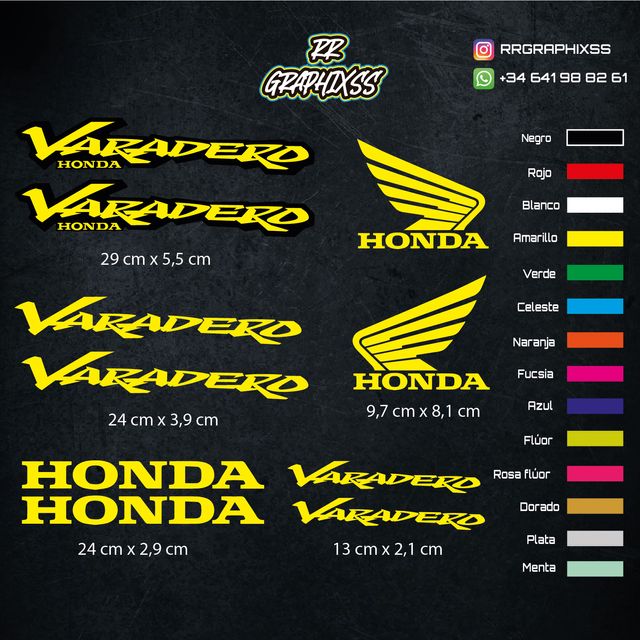 Kit Pegatinas Honda Varadero
