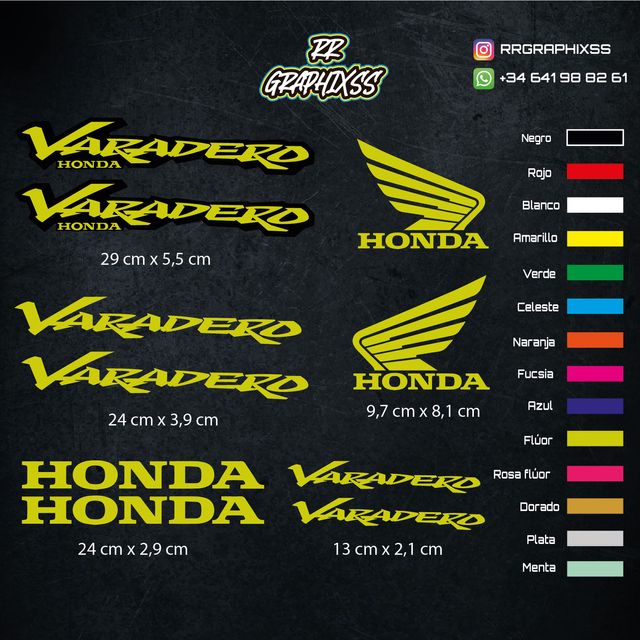 Kit Pegatinas Honda Varadero