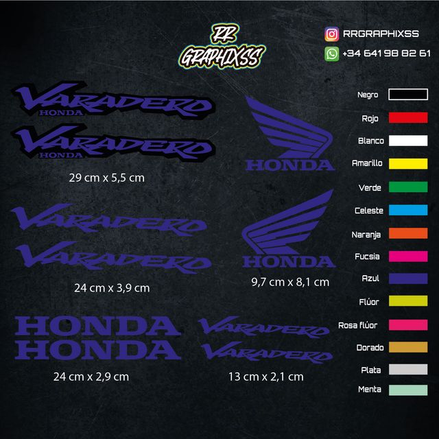 Kit Pegatinas Honda Varadero