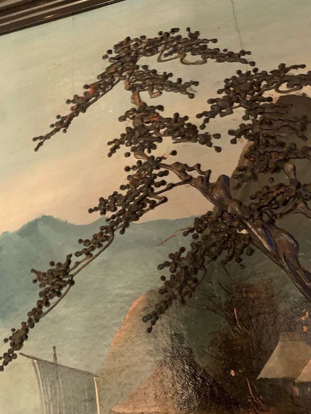 Pareja de cuadros paisajes chinos