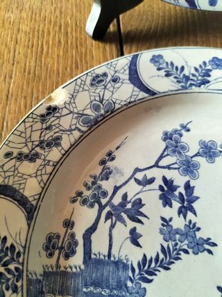 Set de Platos loza francesa Creul Montereau.