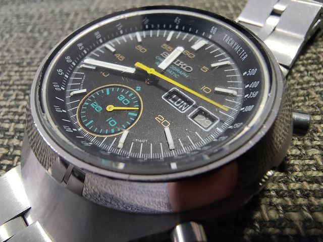 Seiko Vintage 1970 Cronógrafo Automático 6139 7100