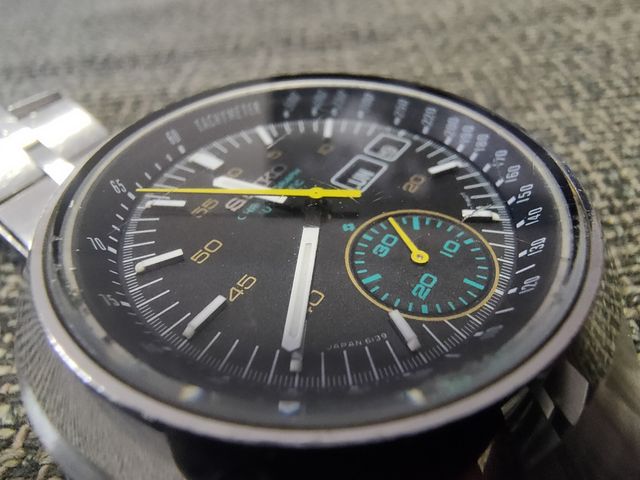 Seiko Vintage 1970 Cronógrafo Automático 6139 7100