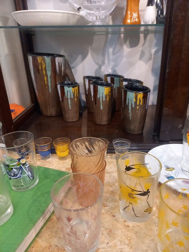 Juego sangría vintage, mid century