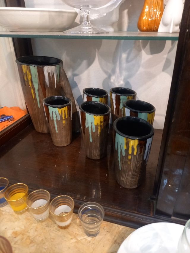 Juego sangría vintage, mid century