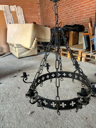 Lámpara de forja año 1962