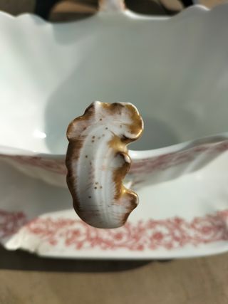 Salsera porcelana francesa Limoges.