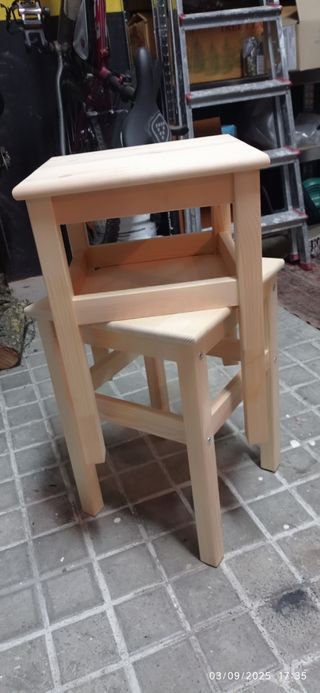 dos banquetas de Ikea