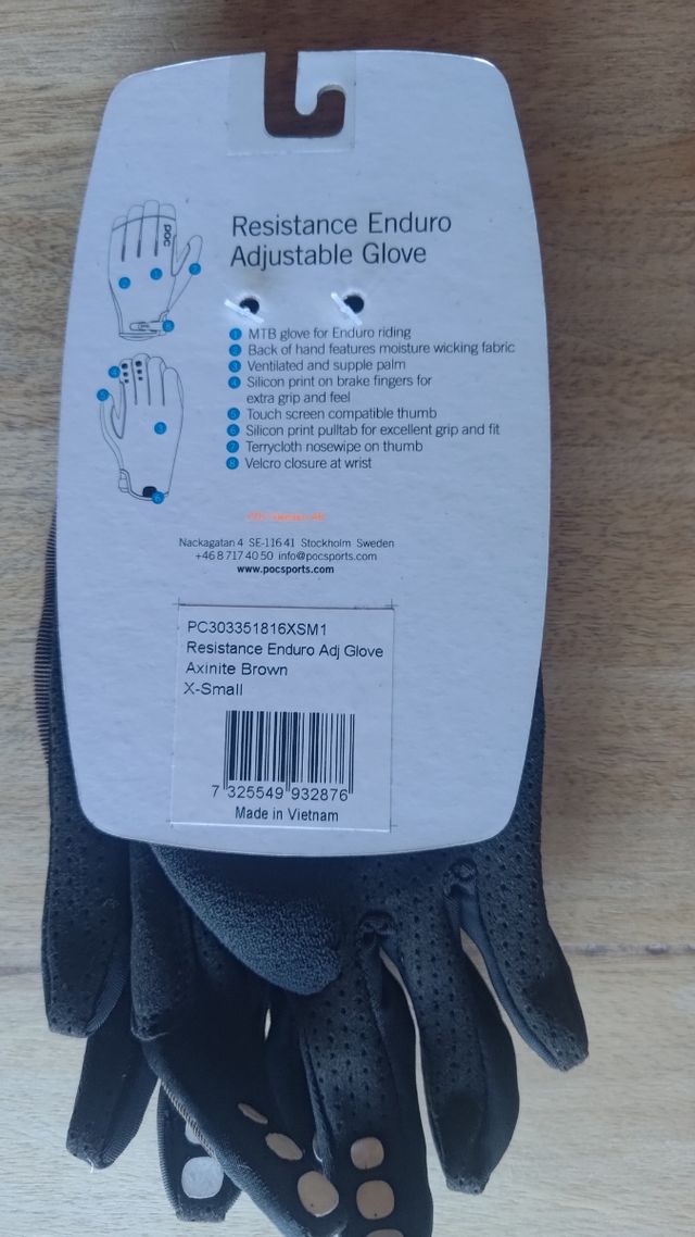 Poc resistance adjustable enduro gloves
