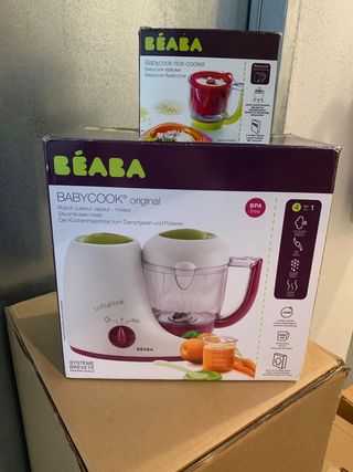 Babycook Beaba con accesorio de arroz