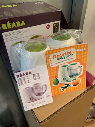 Babycook Beaba con accesorio de arroz