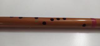 Flauta cromática de bambú