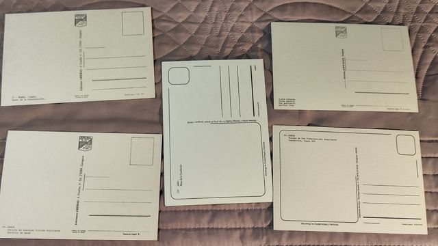 JAÉN. Lote 5 postales antiguas, nuevas.