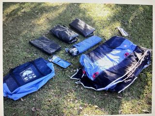 tienda de campaña familiar