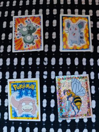 13 Cromos Originales Pokémon Merlín Collections