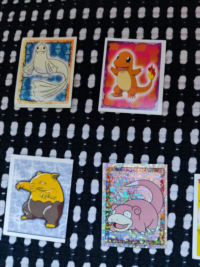 13 Cromos Originales Pokémon Merlín Collections