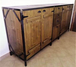Madia Credenza Urban Industrial Style LegnoMassell