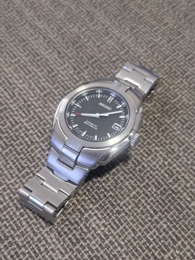 Reloj Seiko Kinetic Auto Relay hombre Vintage 