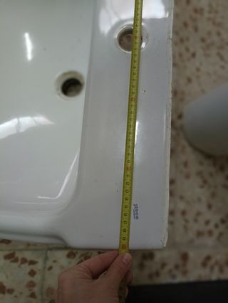 Lavabo roca y pie