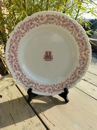 Plato grande de porcelana Limoges.