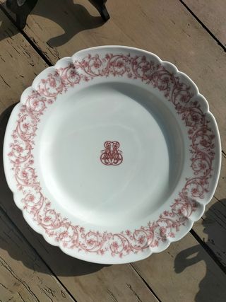 Plato grande de porcelana Limoges.