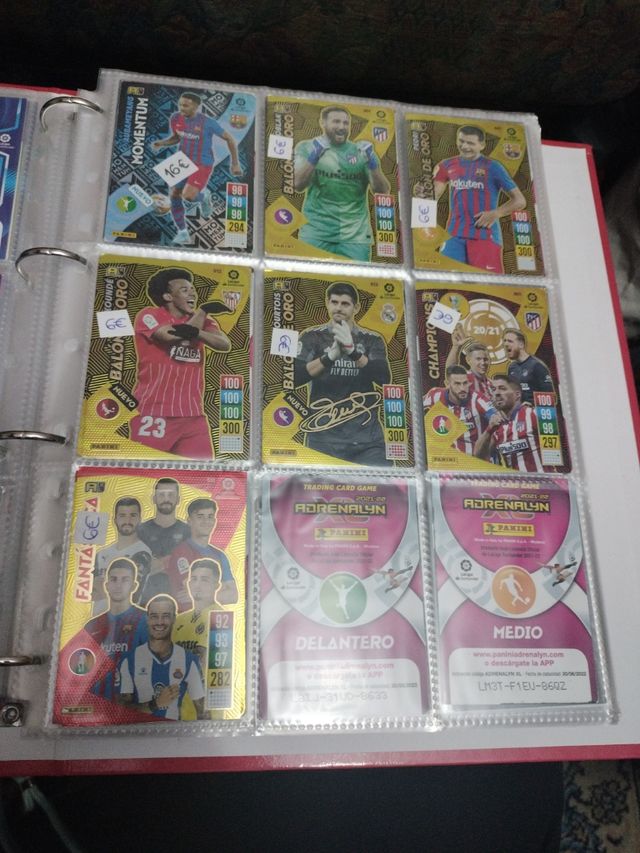 Adrenalyn años anteriores Panini