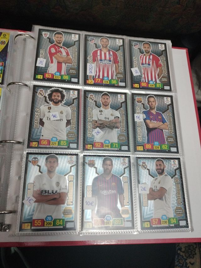 Adrenalyn años anteriores Panini