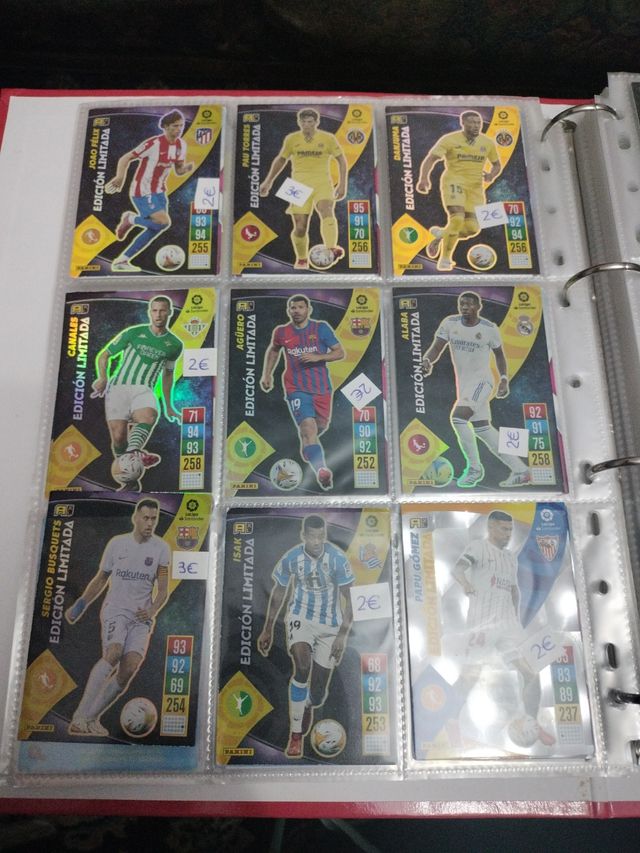 Adrenalyn años anteriores Panini