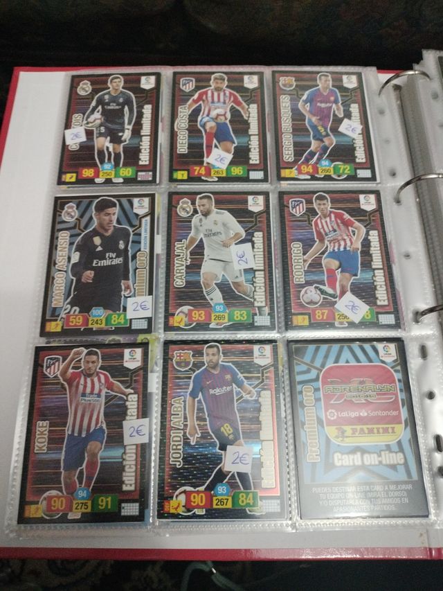 Adrenalyn años anteriores Panini
