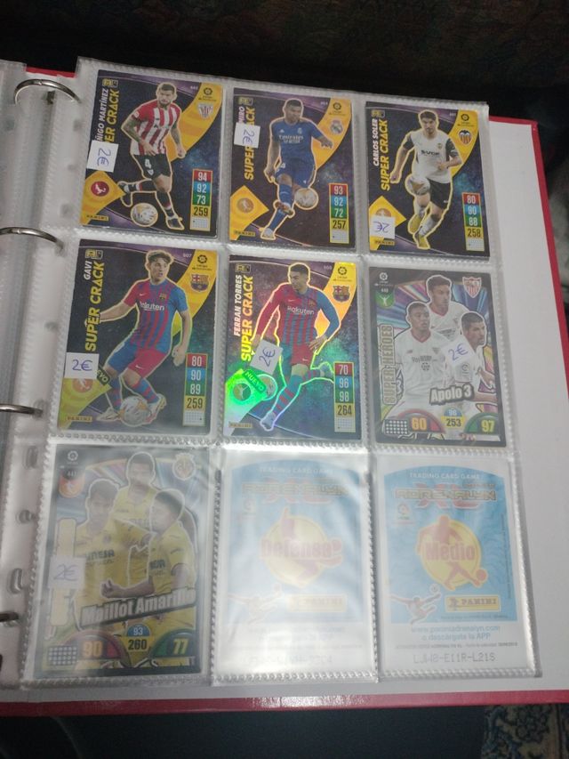 Adrenalyn años anteriores Panini