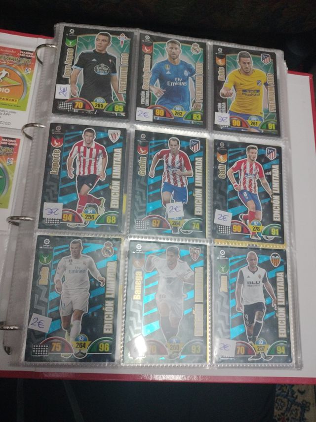 Adrenalyn años anteriores Panini