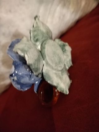 Porta candela in ceramica