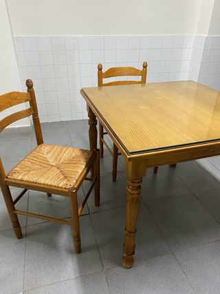 Mesa madera bodega rustica