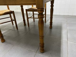 Mesa madera bodega rustica